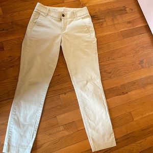 Jcrew women’s cotton elastene blend. ankle length pants. Size 00.